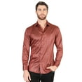 thumbnail image 1 of El General Burgundy Casual Long-Sleeve Shirt 44552, 1 of 6