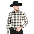 thumbnail image 1 of El General - Casual Long Sleeve Shirt - Brown/Sand 44700, 1 of 2