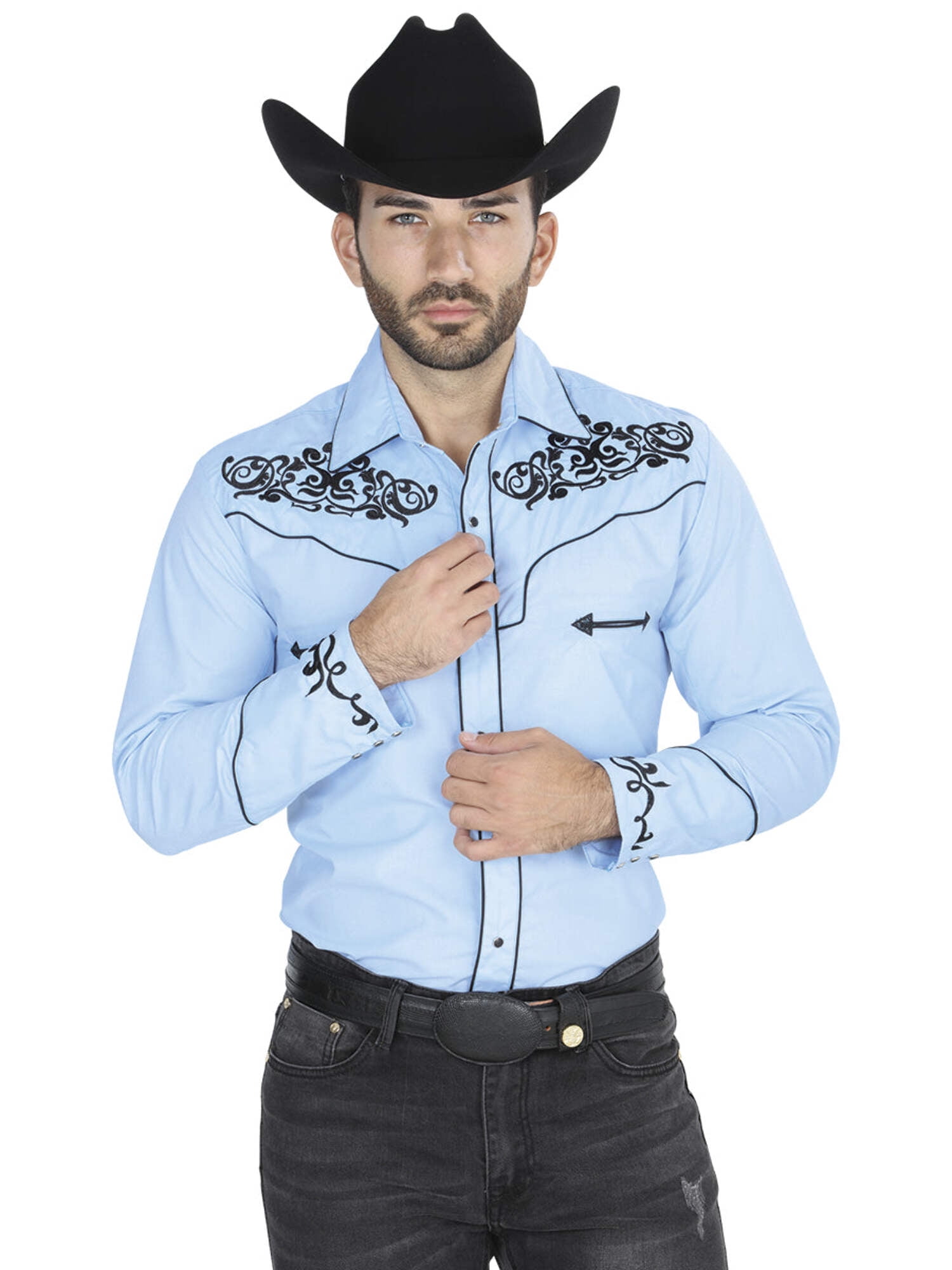 El General Suede Western Hat Dark Brown 44267