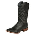 thumbnail image 1 of Men&rsquo;s Black Genuine Black Petatillo Leatherr Rodeo Boots 'El General' 45438, 1 of 4