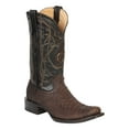 thumbnail image 1 of El General Men's Exotic Python Leather Cowboy Boots - Brown 45524, 1 of 1