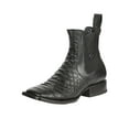 thumbnail image 1 of El General Men’s Python Imitation Black Ankle Boots 45093, 1 of 6