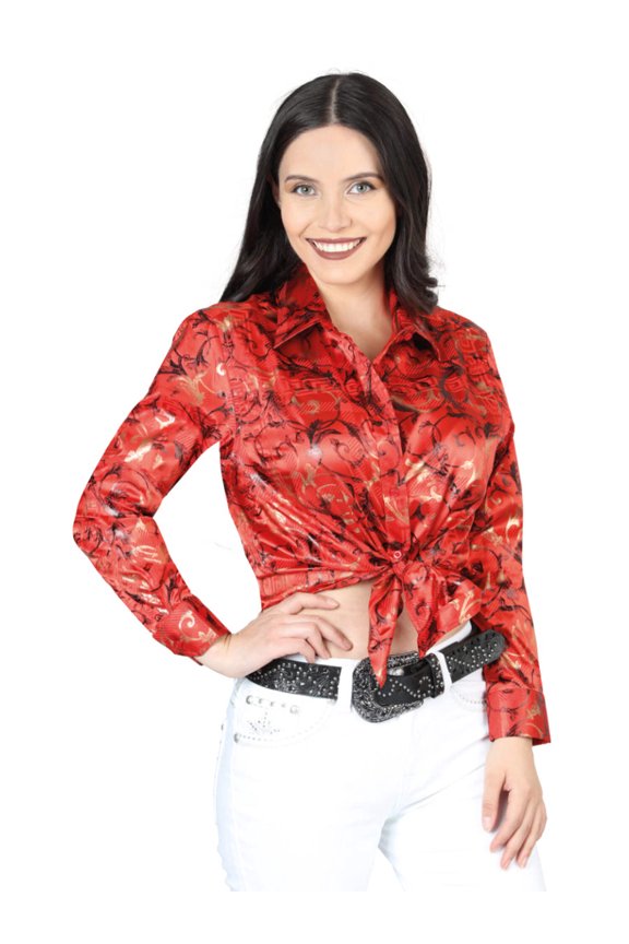 El General Red Casual Long-Sleeve Shirt 44597