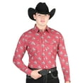 thumbnail image 1 of El General Red Western Shirt 44306, 1 of 1