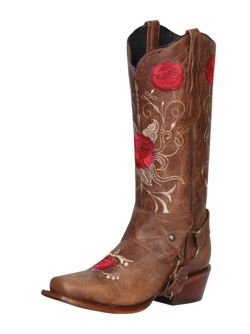 Mens Black Pirarucu Boots | El General El General: knee high boots display picture 1