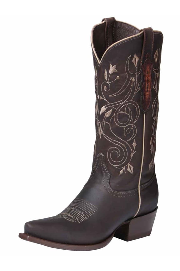 El General Women’s Limited Edition Western Boot - Chocolate 34511