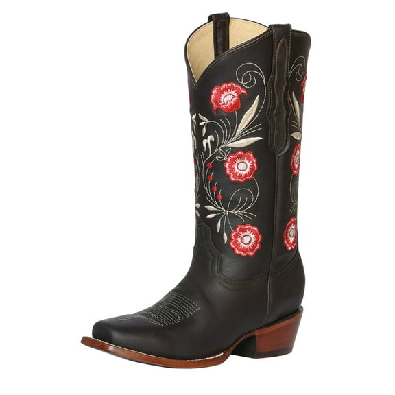 El General Womens Rodeo Boot- Dark Chocolate 42982