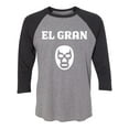 thumbnail image 1 of El Gran Unisex 3/4 Sleeve Baseball Raglan Tee, 1 of 2