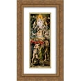 thumbnail image 1 of El Greco 2x Matted 14x24 Gold Ornate Framed Art Print 'The Baptism', 1 of 2