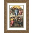 thumbnail image 1 of El Greco 2x Matted 18x24 Gold Ornate Framed Art Print 'Assumption of the Virgin', 1 of 2