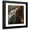 thumbnail image 1 of El Greco (Domenikos Theotokopoulos) 20x24 Black Modern Framed Museum Art Print Titled - Apostle St Thomas (1610-1614), 1 of 5