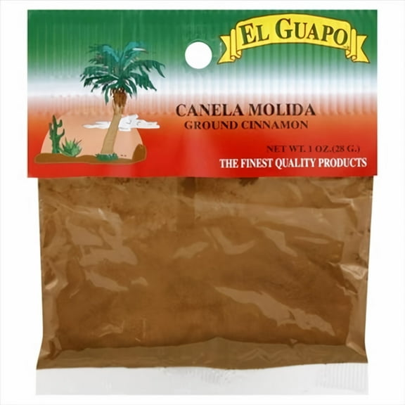 El Guapo Canela Molida Ground Cinnamon 1 oz (Pack of 48)