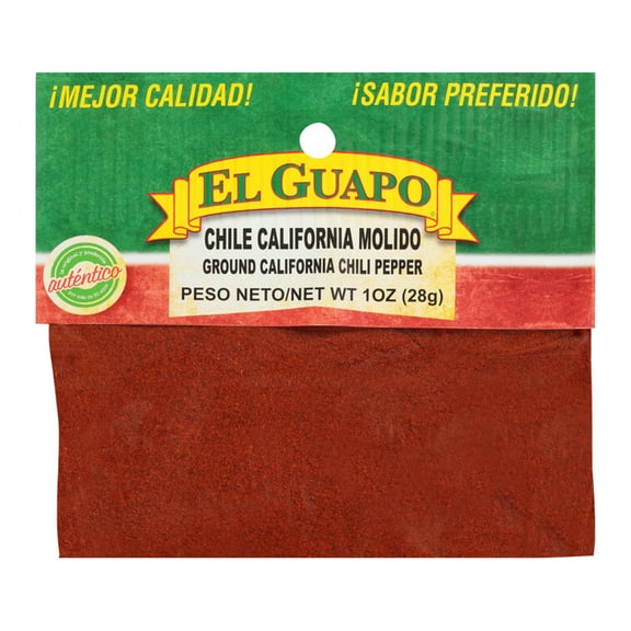 El Guapo Ground California Chili Pepper, 1.0 oz Bag