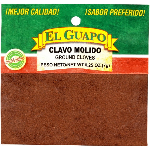 El Guapo Ground Cloves (Clavo Molido), 0.25 oz Bag