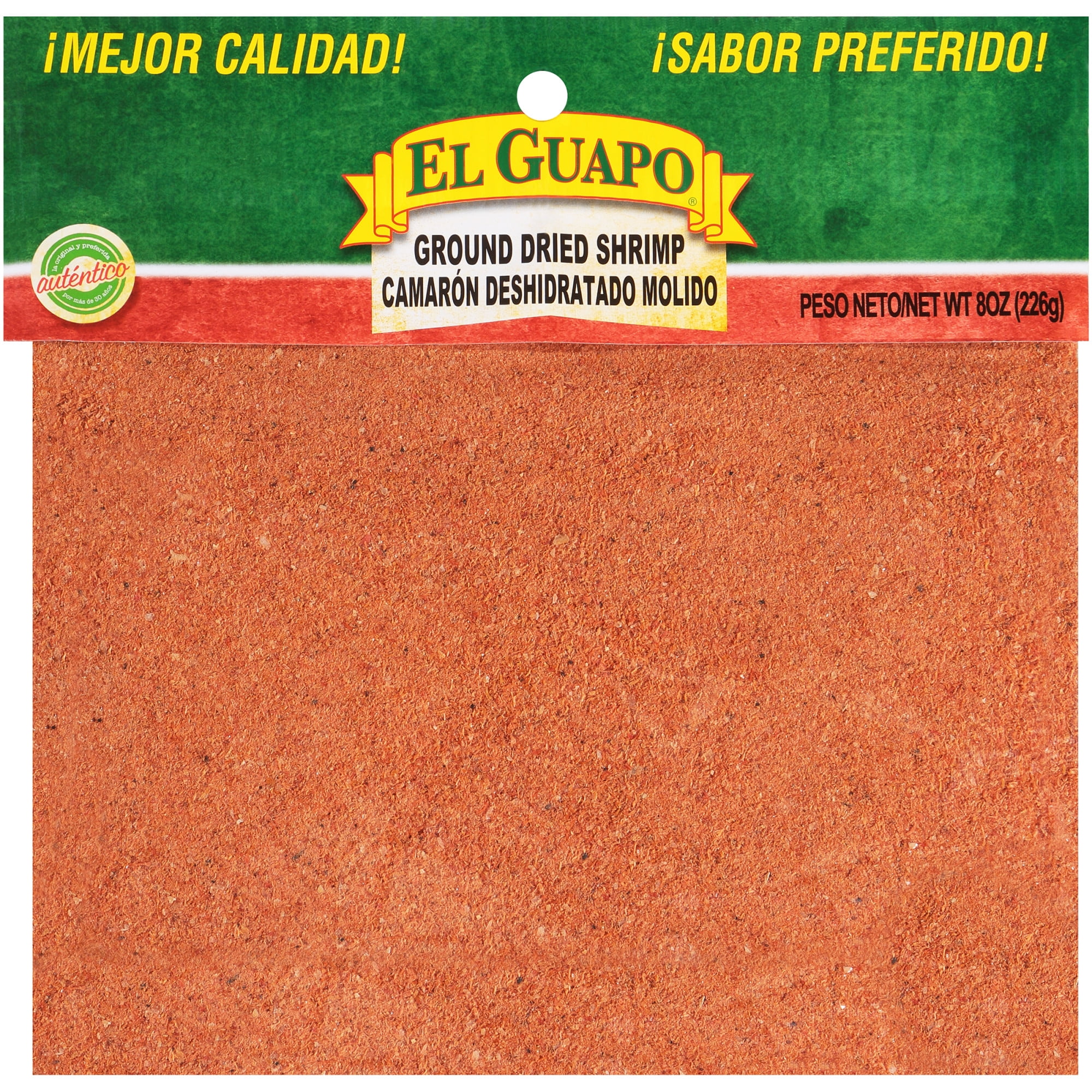 El Guapo Ground Dried Shrimp (Camaron Seco Molido), 8 oz