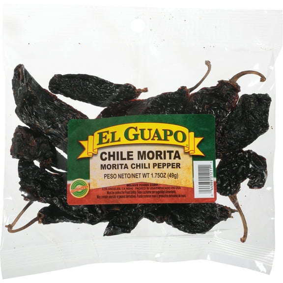 El Guapo No Artificial Flavors Whole Morita Chili Pods, 1.75 oz Bag