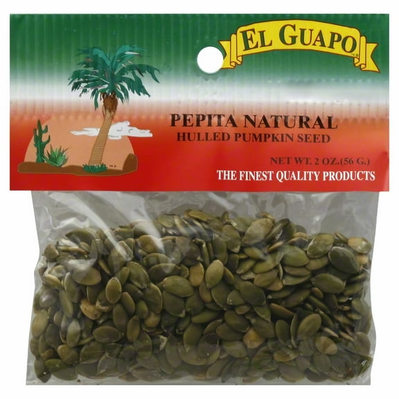 El Guapo Pumpkin Seeds Hulled 2 oz (Pack of 32)