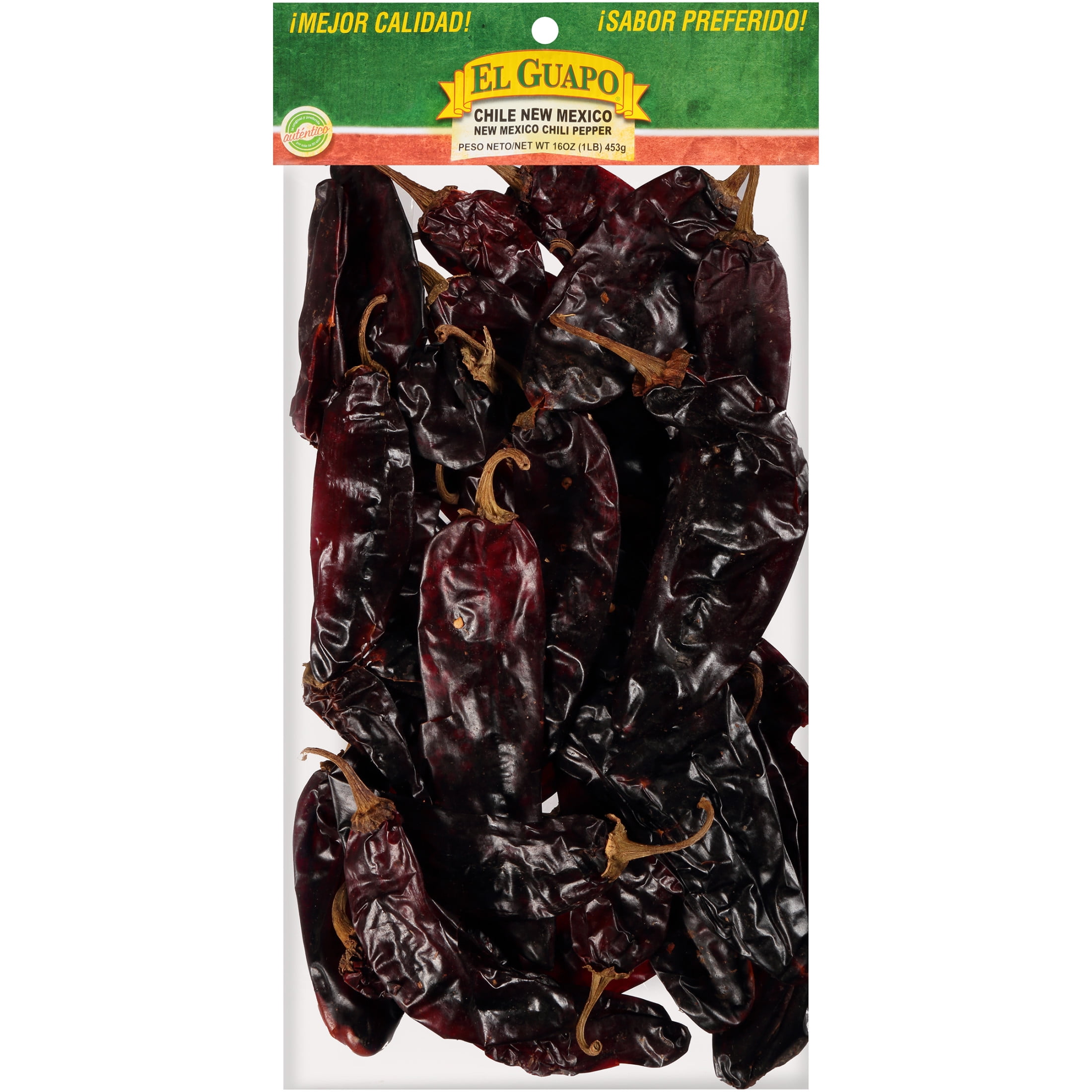 El Guapo Whole New MÃ©xico Chili Pods (Chile Nuevo MÃ©xico Entero), 16 oz