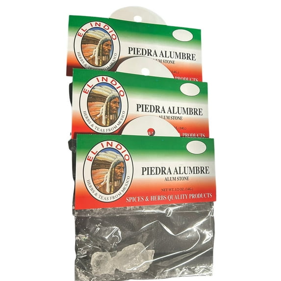El Indio Piedra Alumbre/Alum Stone- 3 Pack