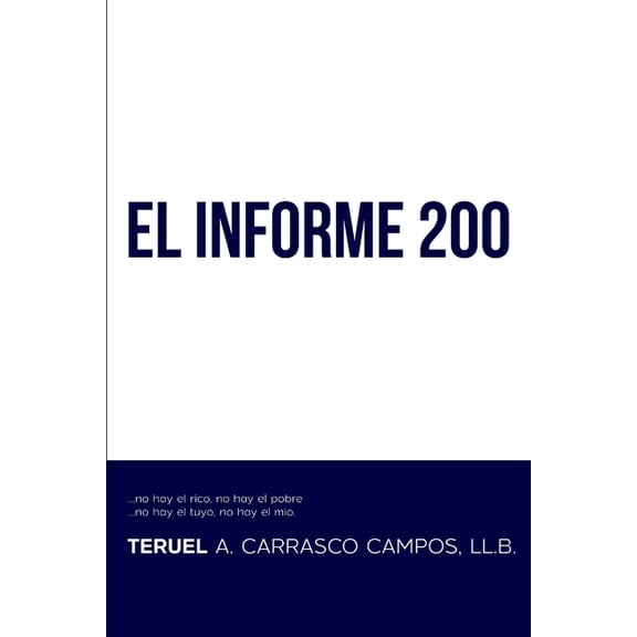 El Informe 200, (Paperback)