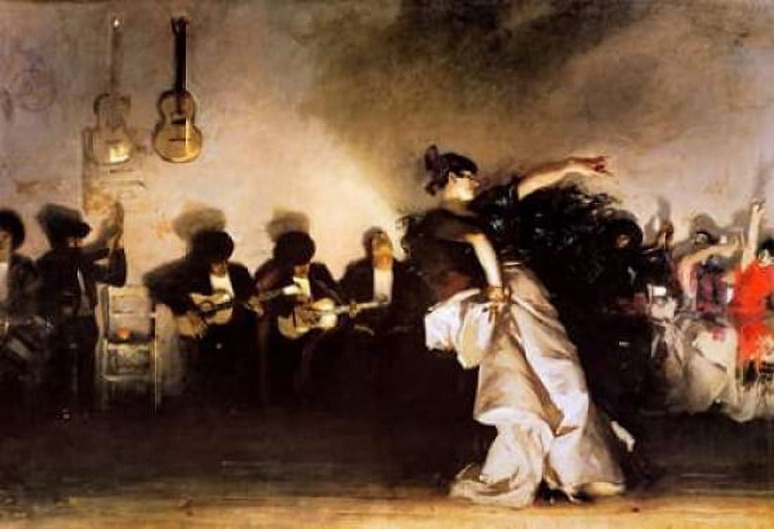 El Jaleo Canvas Art - John Singer Sargent (20 x 28)