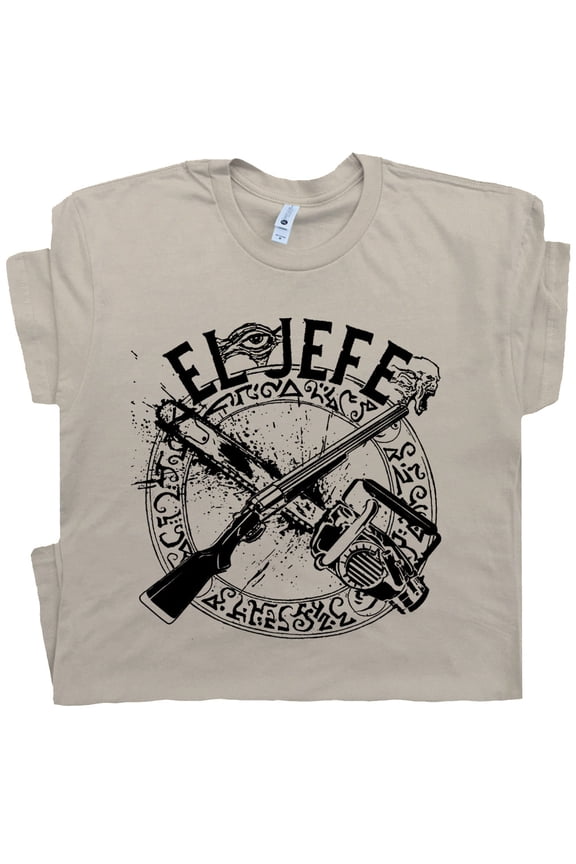 El Jefe T Shirt Evil Army Book Of The Dead Shirts For Men Women HP Lovecraft This is My Boomstick Darkness Vintage Horror Movie Graphic Tee