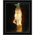 thumbnail image 1 of El Khasne, Petra 20x23 Black Ornate Wood Framed Canvas Art by Church, Frederic Edwin, 1 of 2