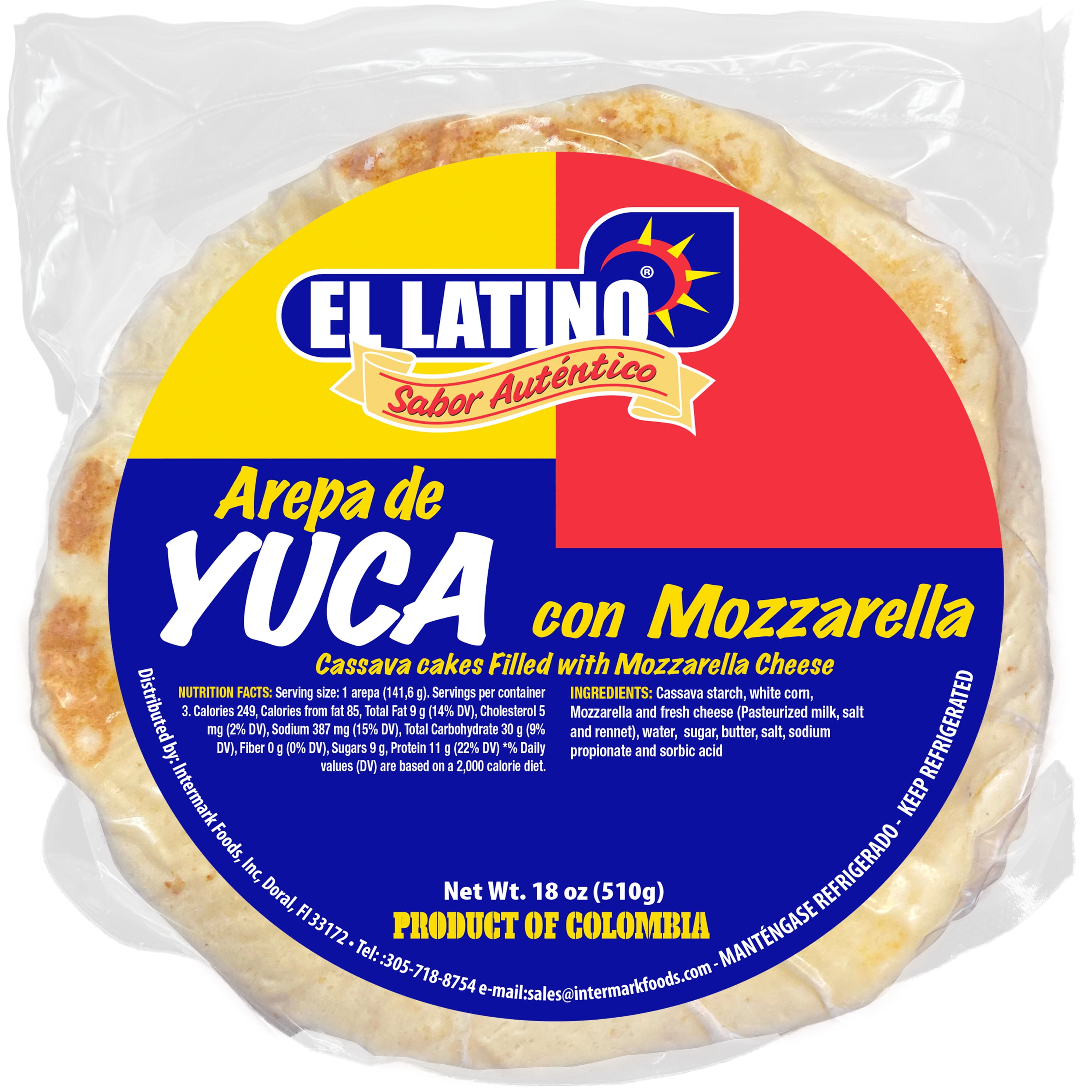 https://i5.walmartimages.com/seo/El-Latino-Arepa-De-Yuca-Con-Queso-Cassava-Cake-Filled-with-Mozzarella-Cheese-18-oz-Plastic-Vacuum-Packed_bc125270-286f-404d-b3a7-5bdc53cea7a8.dd10046e51601f383c3f1d0b85c5e074.jpeg