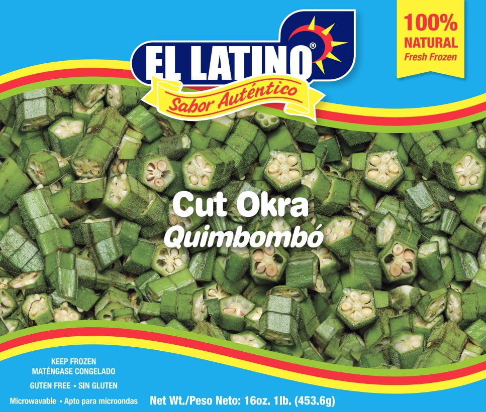 El Latino Cut Okra 16oz
