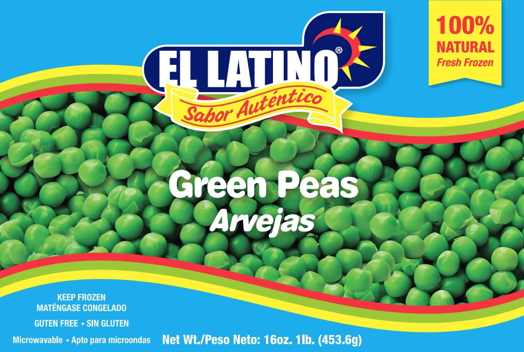 El Latino Green Peas (Arvejas) 16oz