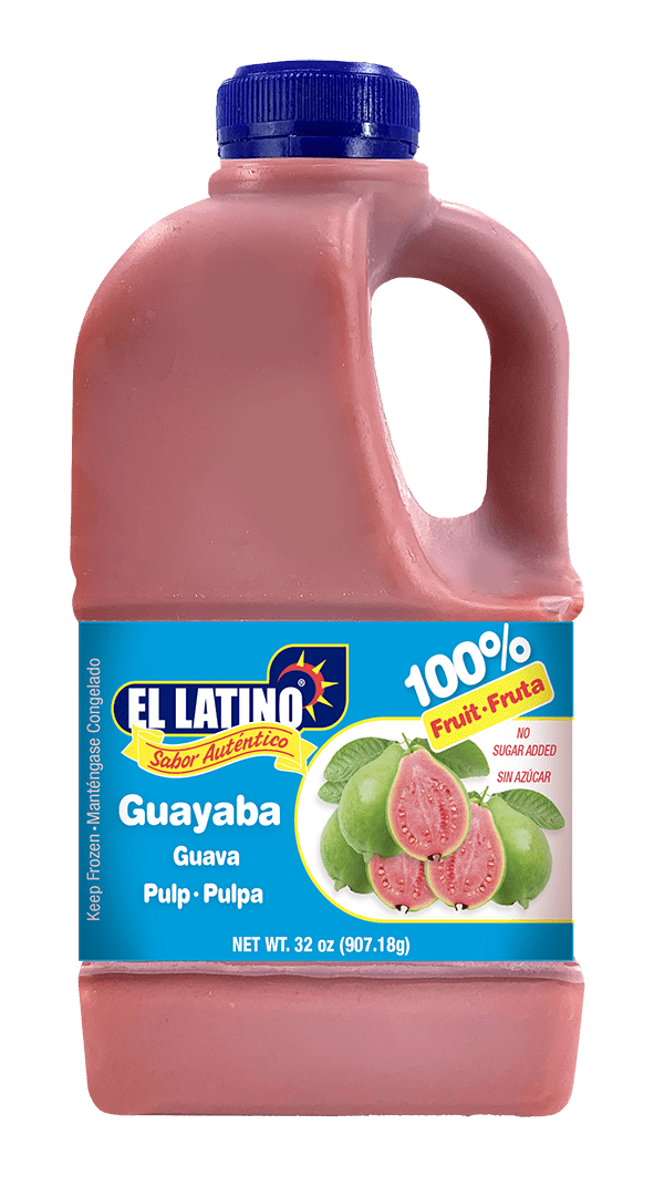 El Latino Guayaba (Guava) Pulp (No Sugar Added) 32oz. Jugs