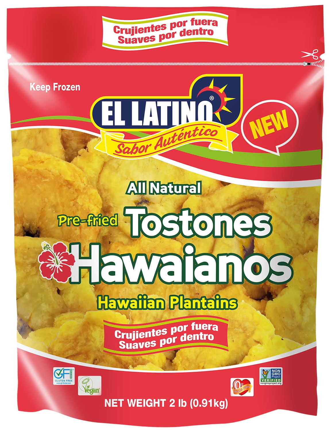 Toston Raulito El Latino Hawaiian Tostones 2lb - Walmart.com