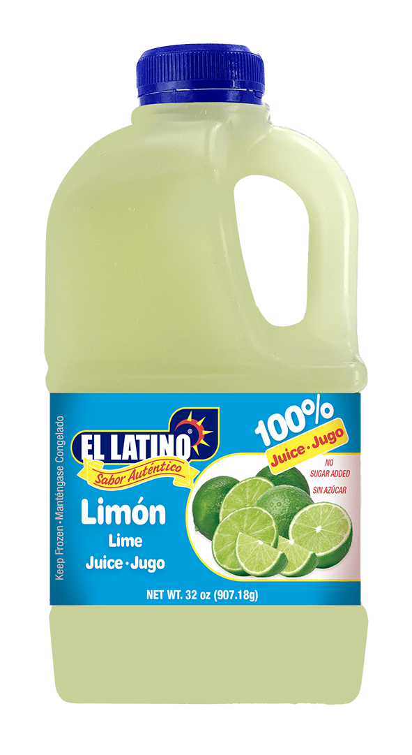 El Latino Limon (Lime) Pulp (No Sugar Added) 32oz. Jugs