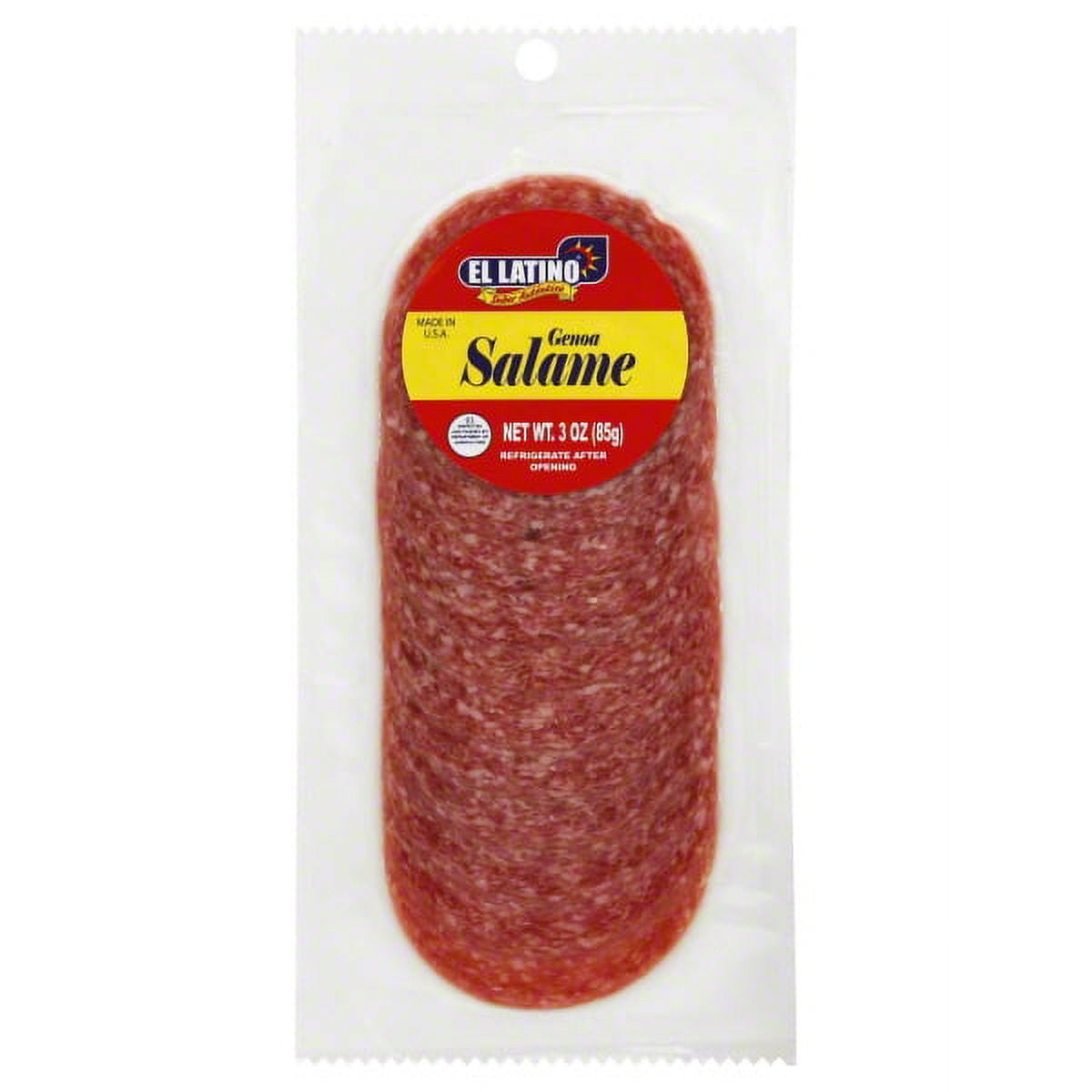 El Latino Sliced Genoa Salami