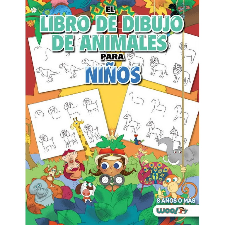 El Libro de Dibujo de Animales Para Niños: Cómo Dibujar 365 Animales, Paso  a Paso (Libros Para Niños de 10 Años, Libros Para Niños de 10 Años)  (Paperback) 