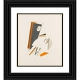 thumbnail image 1 of El Lissitzky 15x17 Black Ornate Wood Framed Double Matted Museum Art Print Titled - Anxious (1923), 1 of 5
