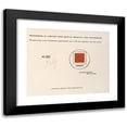 thumbnail image 1 of El Lissitzky 24x20 Black Modern Framed Museum Art Print Titled - Become Suprematic of Two Kwa Dra in 6 Konstrukties Pl. 11 (1922), 1 of 5