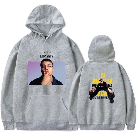 El Malilla Hoodie Merch For Women/Men Unisex Long Sleeve Sweatshirts Hooded Pullover Fashion Streetwear