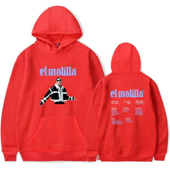 El Malilla Hoodie Merch Women/Men Unisex Long Sleeve Sweatshirts Fashion Hooded Pullover Streetwear