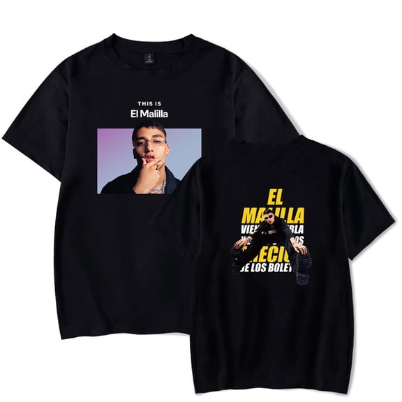 El Malilla T-Shirts Merch for Women/Men Unisex Short Sleeve Tshirt Tee Fashion Hiphop Streetwear
