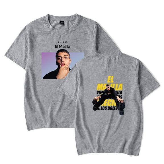 El Malilla T-Shirts Merch for Women/Men Unisex Short Sleeve Tshirt Tee Fashion Hiphop Streetwear