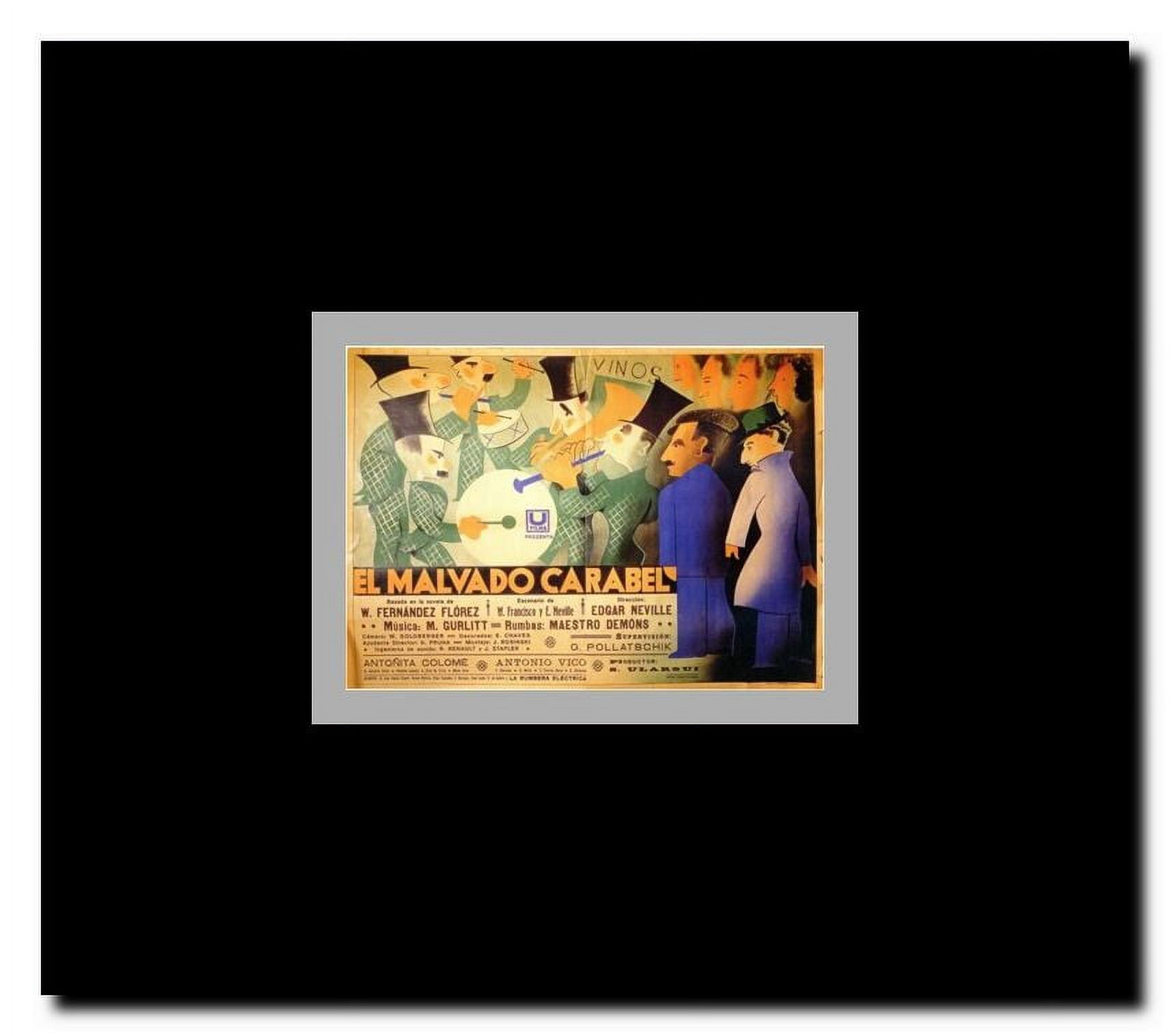 El Malvado Carabel Framed Movie Poster