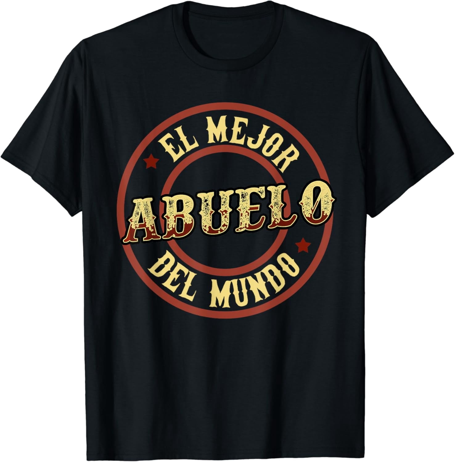 El Mejor Abuelo Del Mundo T-Shirt Retro Spanish Best Grandpa Ever ...