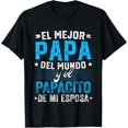 thumbnail image 1 of El Mejor Papa Del Mundo Camisa Para Dia Del Padre Latino Dad T-Shirt, 1 of 3