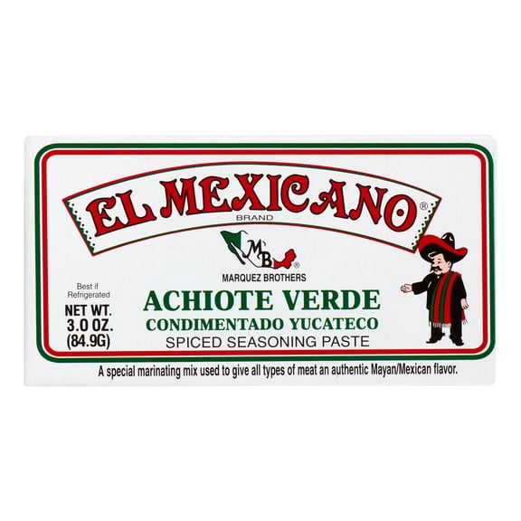 El Mexicano, Achiote Verde en Pasta, 3 oz