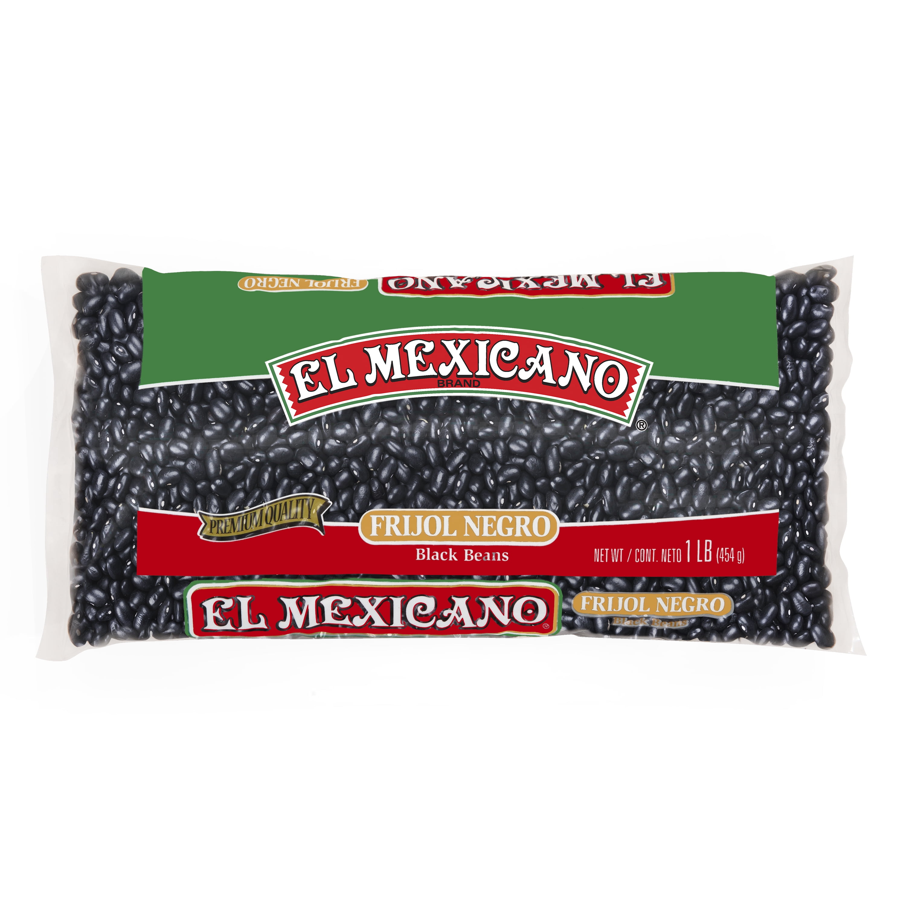 El Mexicano Black Beans, 1 lb Bag