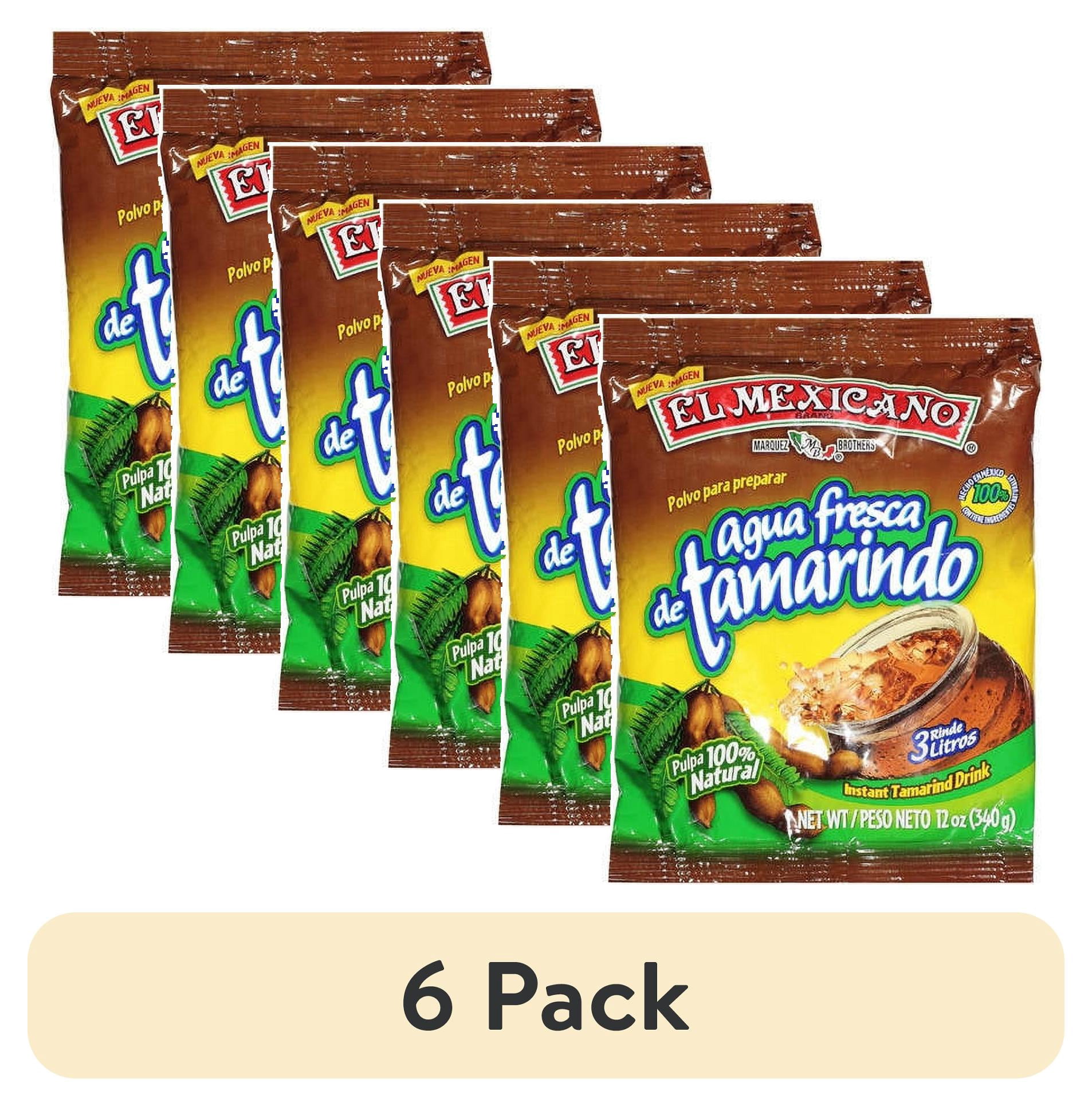 (6 pack) El Mexicano® Drink Mix, Tamarindo, 12 oz, 1 Ct - Walmart.com