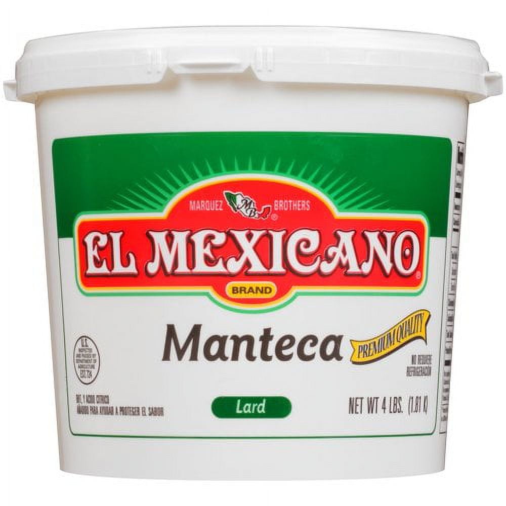 El Mexicano Manteca Lard, 64 oz