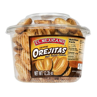 El Mexicano Orejitas, Puff Pastry Cookies, 12.35 oz