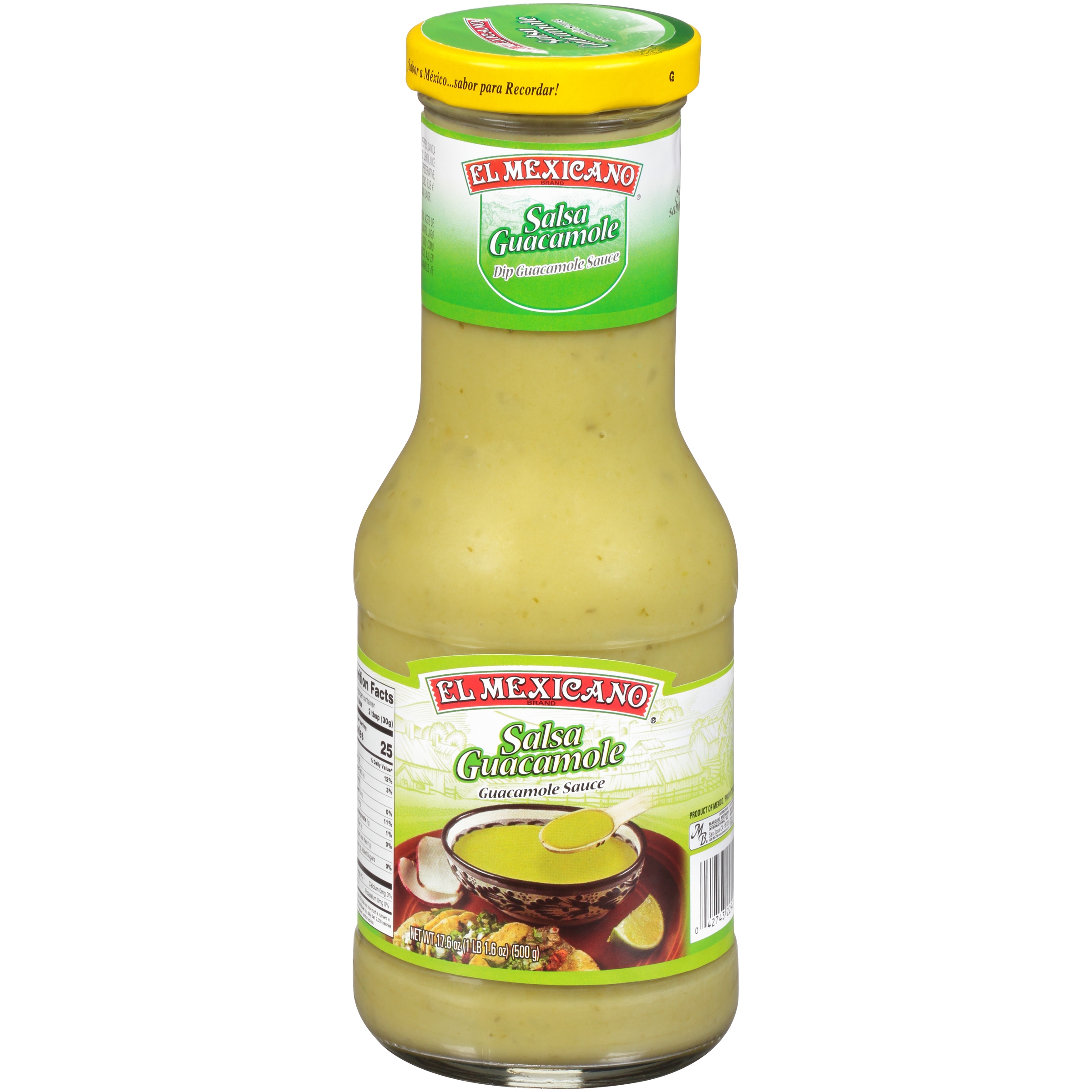 El Mexicano® Salsa Guacamole Sauce 17.6 oz. Bottle - image 1 of 6